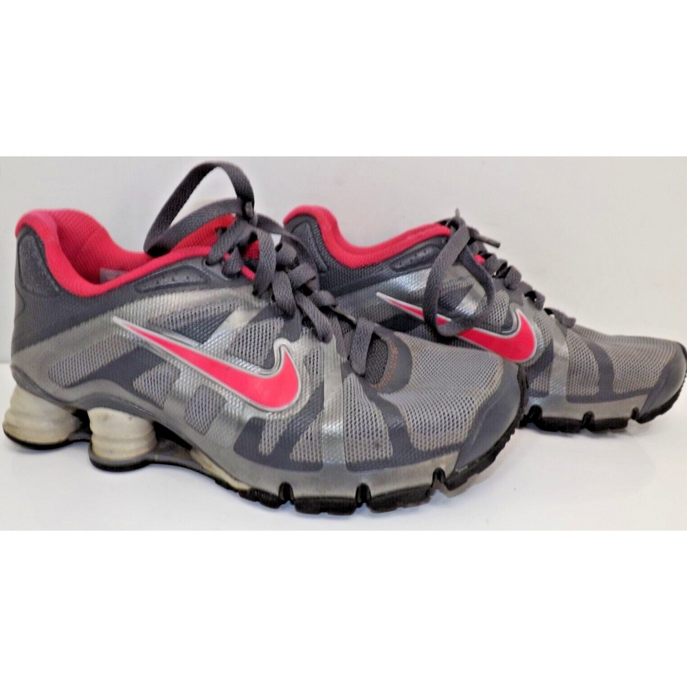 Nike Shox Roadster Running Shoes Gray‎ Pink 487603-060 Womens Size 6.5